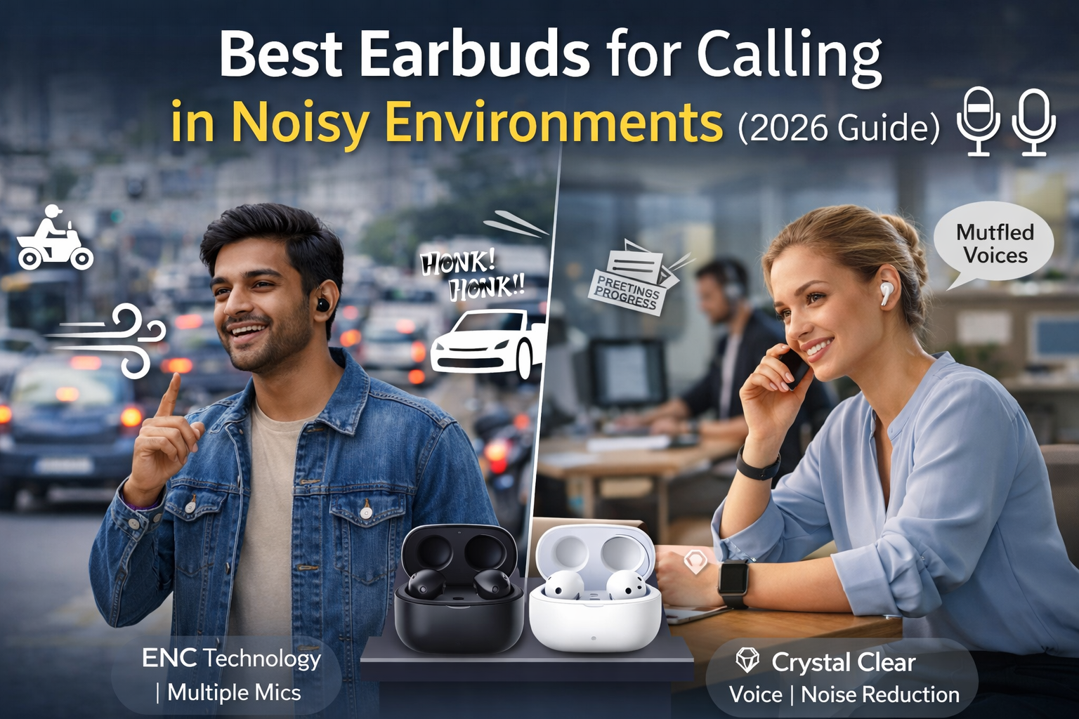 Best earbuds for noisy environments