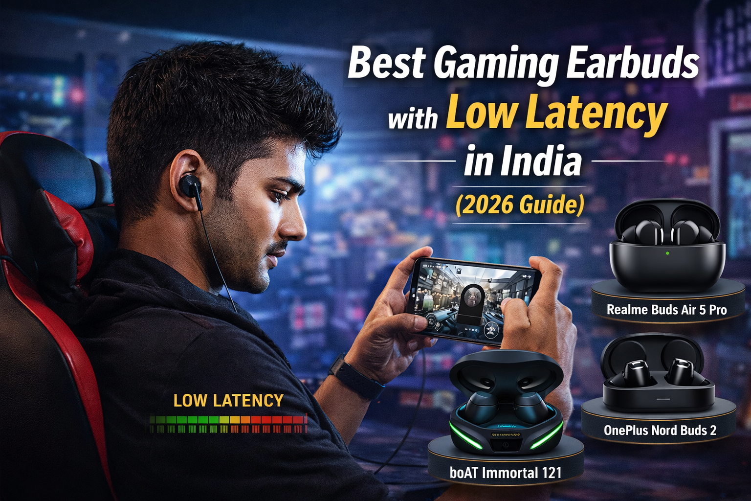 Best Gaming Earbuds with Low Latency in India (2026 Guide)
