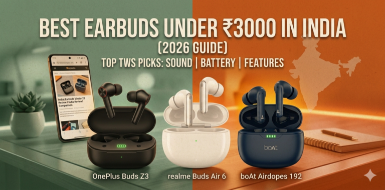 Best Earbuds Under ₹3000 in India (2026 Guide – Top Budget Picks)