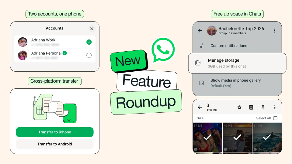Whatsapp Update new storage and feature