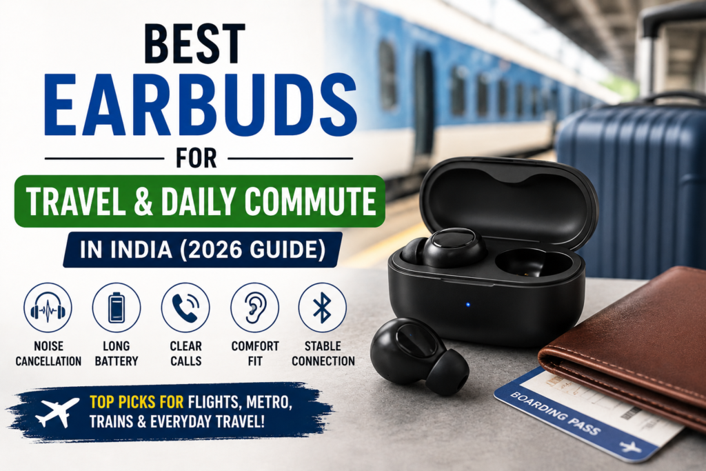 Best Earbuds for Travel and Daily Commute in India (2026 Guide)