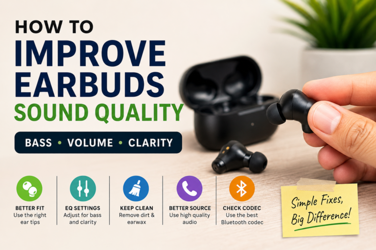 How to Improve Earbuds Sound Quality (Bass, Volume & Clarity Fix Guide 2026)
