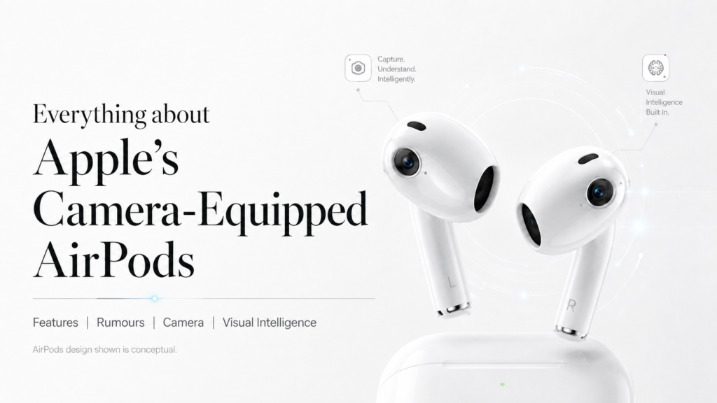 Everything about Apple’s Camera-Equipped AirPods | Features | Rumours | Camera | Visual Intelligence